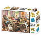 Prime 3D Giordano Köpekler Oturma Odasında Puzzle 300 Parça 12235