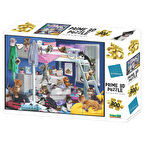 Prime 3D Giordano Yatak Odası Kedileri Puzzle 300 Parça 12236