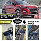 Hyundai Tucson 2018-2020 Uyumlu Batman Yarasa Ayna Kapağı Piano Black ABS Plastik