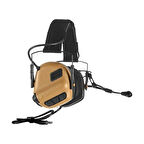 Opsmen Earmor M32 Plus Kahverengi (Coyote Brown) Elektronik Atış Kulaklığı