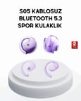 S05 Bluetooth 5.3 Kulaklık Ipx4 Su Geçirmez Hızlı Eşleşme Güçlü Stereo Ses