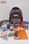 DEKOMUS İLE LİSANSLI HOT WHEELS OKUL,BESLENME VE KALEM ÇANTASI İLE BESLENME KABI KIRTASİYE SETİ ÇITÇIT DOSYA,KALEM,SİLGİ,KUMBARA,KALEMTRAŞ,RESİM DEFTERİ,OKUL ETİKETİ
