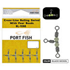 Portfish BL-1088 Üçlü Fosforlu Bilyalı Fırdöndü NO:10x12