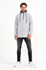 SPR22SW170 Kapşonlu Yarım Fermuarlı Sweat