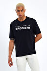 Süperlife Erkek Bisiklet Yaka Willams.Brooklyn Baskılı Tshirt SPR25TS31