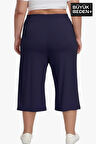 Kadın Büyük Beden Unified Collective Baskılı Standart &Regular Kalıp Şort SPR25BSRK088