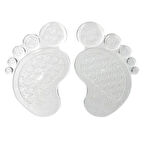 caselka® Ayakkabı İçi Ayak Kaydırmaz Dolgulu Rahat Silikon Pedi Tabanlığı