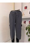Unisex M-5XL beden %100 Natural Hambezi Keten Komando Cep  Kapri