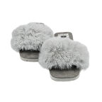 SİA ÇANTA EVA TABAN HALI TERLİĞİ KÜRKLÜ SÜSLÜ SADE VE GÖSTERİŞLİ KADIN TERLİK