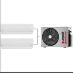 Arçelik Multi Sistem Duvar Tipi 2+1 İnverter 12+12 18000Btu Klima ZM18103-1212