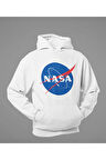 Nasa Baskılı Unisex Oversize Hoodie