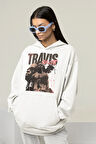Travis Scott Baskılı Unisex Oversize Rapper Hoodie
