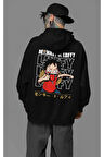 Monkey D. Luffy Baskılı Unisex Oversize Anime Karakter Hoodie
