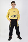 Erkek Çocuk Hero  Baskılı Örme Basic Eşofman Takımı
