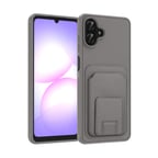 Galaxy A07 Kılıf Kartlıklı Manyetik Standlı PU Deri Görünümlü Lüx Kapak