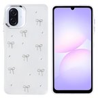 Galaxy A07 Kılıf Airbag Tasarımlı Simli Şeffaf Kutup Kapak Fiyonk