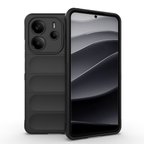 Redmi Note 14 4G Kılıf Esnek TPU Oyuklu Arka Yüzey Tasarımlı Etnik Silikon Kapak