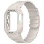 Apple Watch 10 46mm Uyumlu Kordon Kasa Koruyuculu Zırh Tasarım Ultra Koruma
