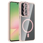 Galaxy A57 Kılıf Magsafe Standlı ve Kamera Lens Koruma Hediyeli Etro Kapak