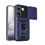 Xiaomi Poco X8 Pro Kılıf Magnetik Standlı Kamera Korumalı Sürgülü Vega Kapak