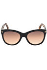 Tom Ford Kadın Güneş Gözlüğü Kahverengi FT0870/S 05F 54-20 G