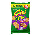 ÇİZİ ÇITIR - Peynirli&Biftek Aromalı - Parti Boy - 160 gram - 10 Adet