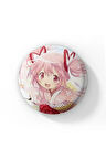 Puella Magi Madoka Magica Anime Buton Rozet 58 mm