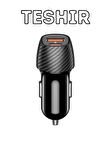Type-C + Usb Araç Çakmaklık 36W PD Hızlı Şarj Soketi Araba Usb-C Şarz İphone Samsung Xiaomi Uyumlu-T