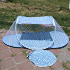 Katlanabilir Bebek Cibinlik Bebek Tül Sineklik Haşere Koruyucu Desenli Portatif Bebek Gölgelik Çadırı