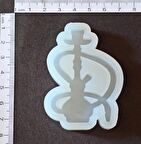 Epoksi Reçine Silikon Kalıp Nargile Figürü Anahtarlık Magnet 1. Kalite Hb2010-0169