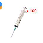 Genject 20ml (Contalı) 3P Yeşil İğneli Enjektör 21Gx38mm 100'lü Kutu