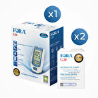 Fora G20 Kan Şeker Ölçüm Cihazı - Şeker Stribi 50'li Kutu x 2 Kutu (100 adet Strip)