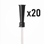 Bıçakcılar Aspirasyon Sondası No: 10 (Siyah) - 20 Adet