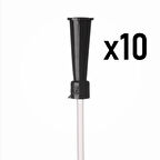 Bıçakcılar Aspirasyon Sondası No: 10 (Siyah) - 10 Adet