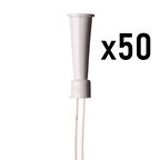 Bıçakcılar Aspirasyon Sondası No: 12 (Beyaz) - 50 Adet