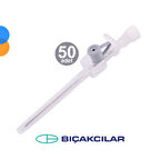 Bıçakcılar Branül (İntraket) Gri (16G) 50'li Kutu