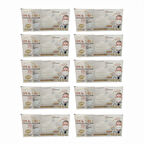 Medikal Tek Kullanımlık Maske 3 Katlı Telli Meltblown Filtreli Beyaz 50'li Kutu x 10 Kutu