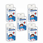 Roll Erkek Çocuk 3 Katlı Telli Cerrahi Maske 10'lu Kutu - 5 Kutu