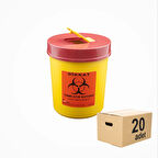 Tıbbi Atık Kovası 1,3 Lt | 20 Adet