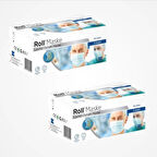 Roll Steril Maske Lastikli (3 Katlı) 50'li Kutu - 2 Kutu