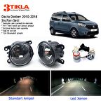 Dacia Dokker Beyaz Led Xenon Sis Farı Seti