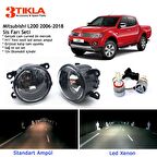 Mitsubishi L200 2010-2018 Beyaz Led Xenon Sis Farı Seti