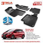 Honda Jazz 2016-2019 Premium 3D Havuzlu Paspas Seti