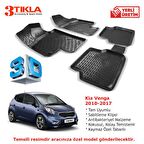Kia Venga 2010-2017 Premium 3D Havuzlu Paspas Seti
