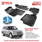 Range Rover Sport 2005-2013 Premium 3D Havuzlu Paspas Seti