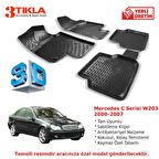 Mercedes C Serisi W203 2000-2007 Premium 3D Havuzlu Paspas Seti