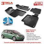 Opel Corsa D 2006-2014 Premium 3D Havuzlu Paspas Seti
