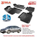 Opel Vectra C 2002-2009 Premium 3D Havuzlu Paspas Seti