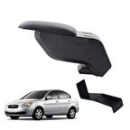 3 Tıkla Hyundai Accent Era 2010 Delmesiz Çelik Ayaklı Siyah Kolçak Kol Dayama