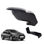 3 Tıkla Fiat Linea 2007 Delmesiz Çelik Ayaklı Siyah Kolçak Kol Dayama